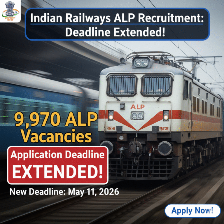 Railway ALP Recruitment Extended